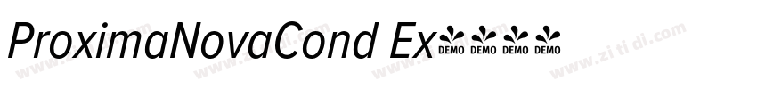 ProximaNovaCond Ex字体转换